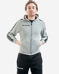 Felpa Givova Full Zip Band - GRIGIO MELANGE CHIARO