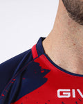 Maglia Givova Shirt Art Interlock M/C - ROSSO/BLU