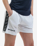 Pantaloncini Givova Poly Band - BIANCO