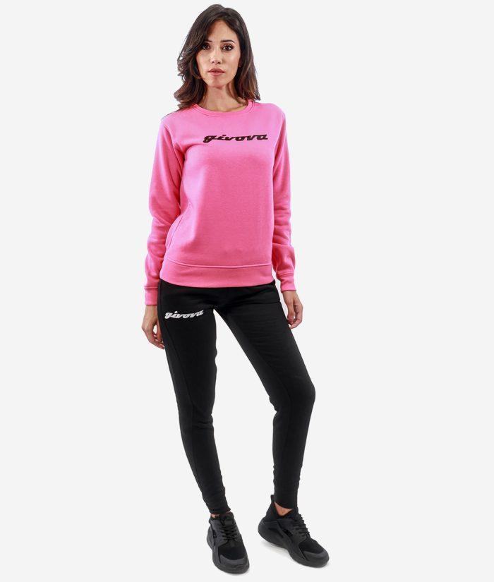 GIVOVA TUTA DONNA 104 G/COLLO CON PAILLETTES IN FELPA Givova Tute Planet Sport Italia