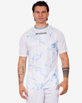 Maglia Givova Grafite Interlock bianco/celeste — maglia da gara e allenamento calcio