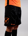Completo Givova Kit Portiere Hyguana - ARANCIO FLUO/NERO