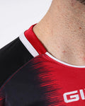 Maglia Givova Shirt Stripe M/C Interlock - ROSSO/NERO
