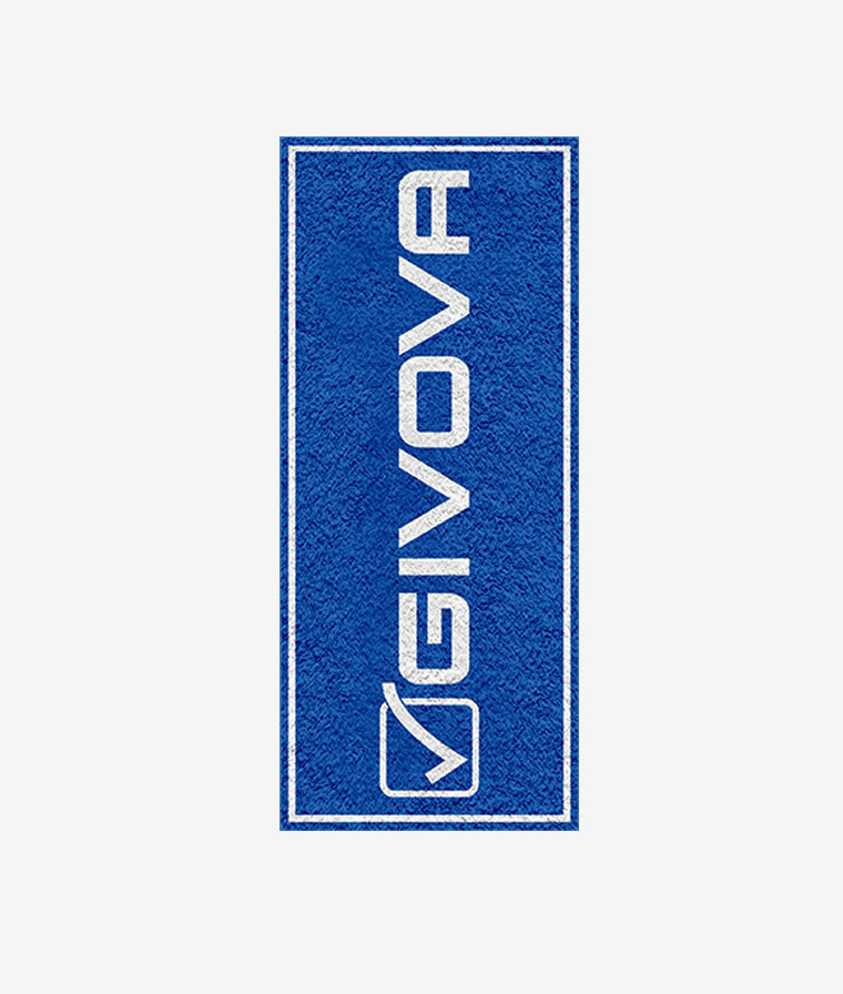Telo Givova Fitness 38x88 nero e bianco per la sala pesi Givova Teli e Accappatoi Planet Sport Italia