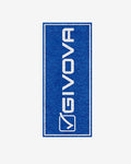 Telo Givova Fitness 38x88 nero e bianco per la sala pesi