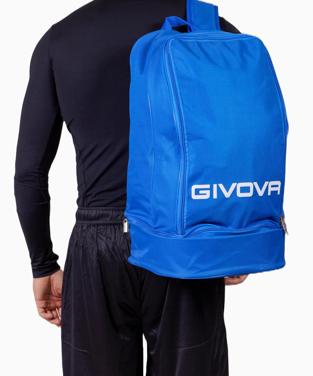 Zaino Givova Sport Big azzurro, zaino grande per allenamento e trasferte Givova Zaini Planet Sport Italia