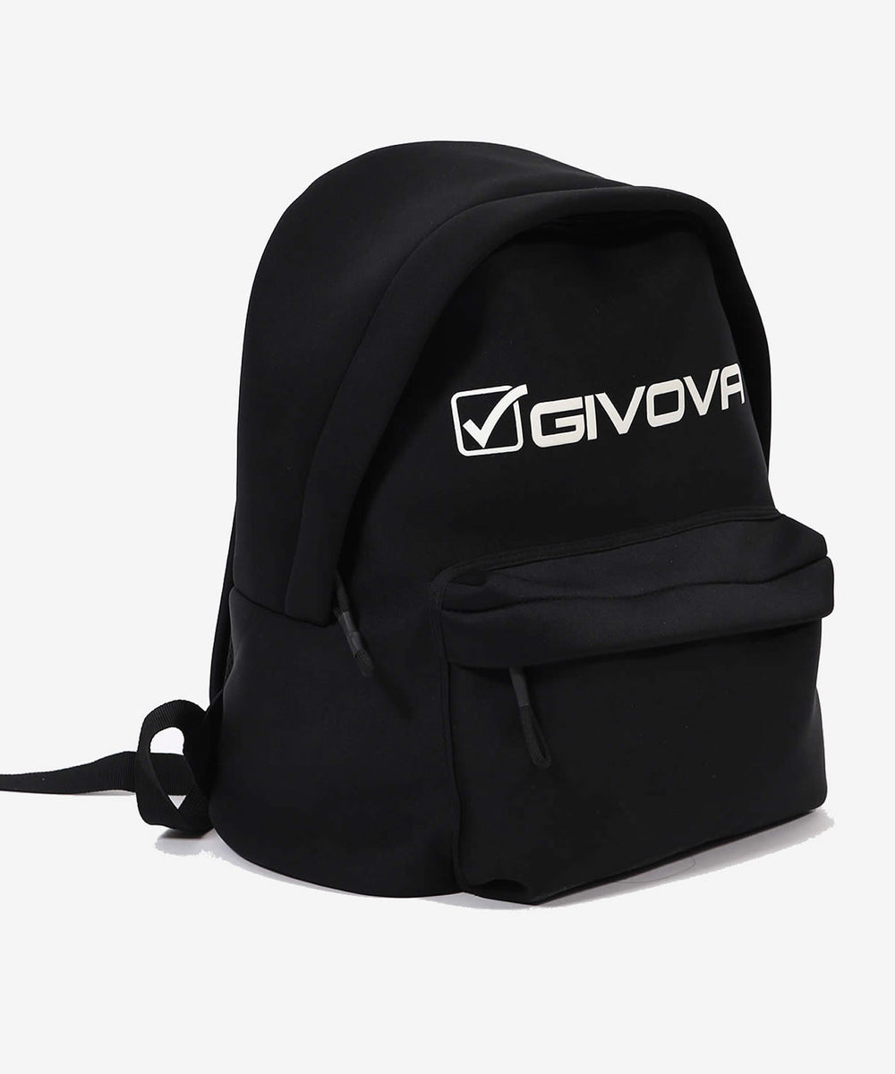 Zaino Givova Futuro in neoprene nero e giallo fluo per la palestra Givova Zaini Planet Sport Italia