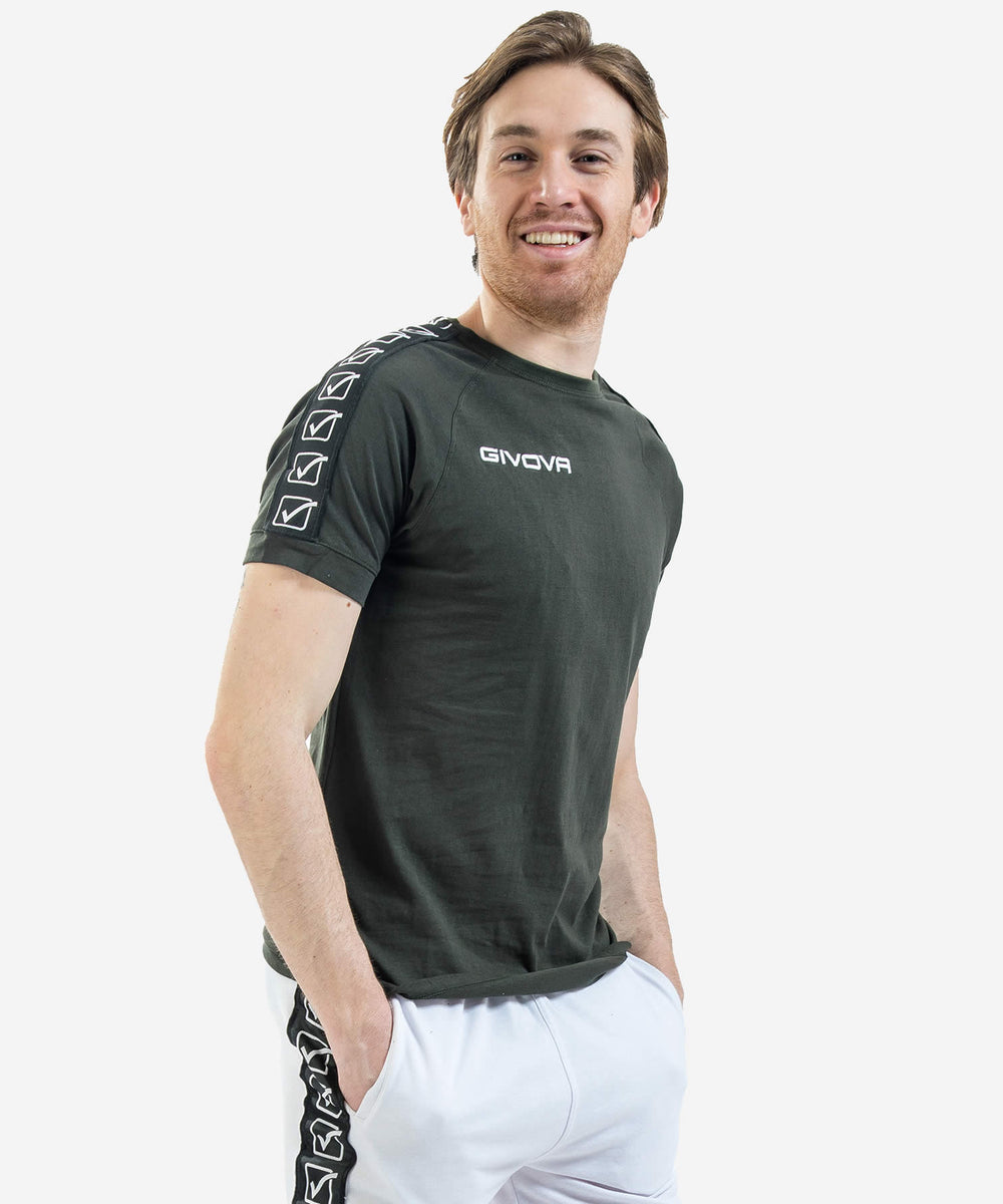 verde militare Givova Maglie e T-Shirt Planet Sport Italia