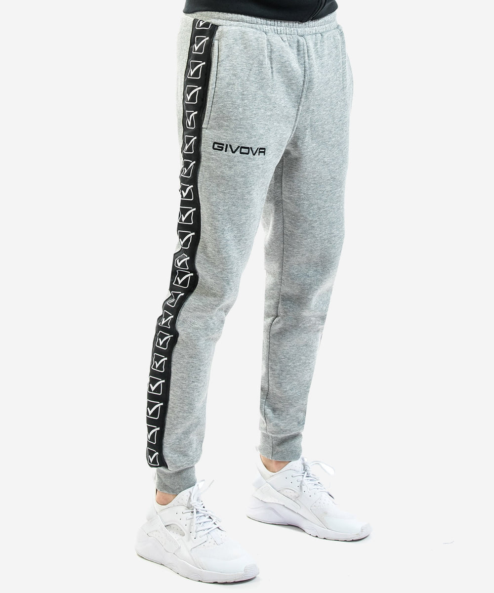 grigio melange chiaro Givova Pantaloni Planet Sport Italia