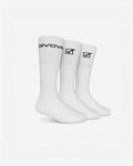 Calze Givova Basket Basso bianche, gambaletto corto, taglia unica