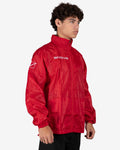 Rain jacket Givova Basico rosso — giacca antipioggia per allenamento