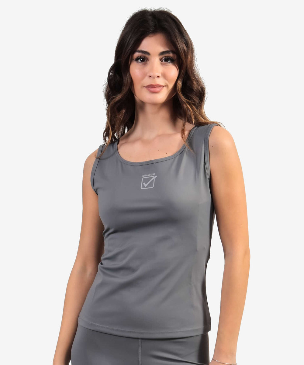 grigio scuro Givova Canotte Planet Sport Italia