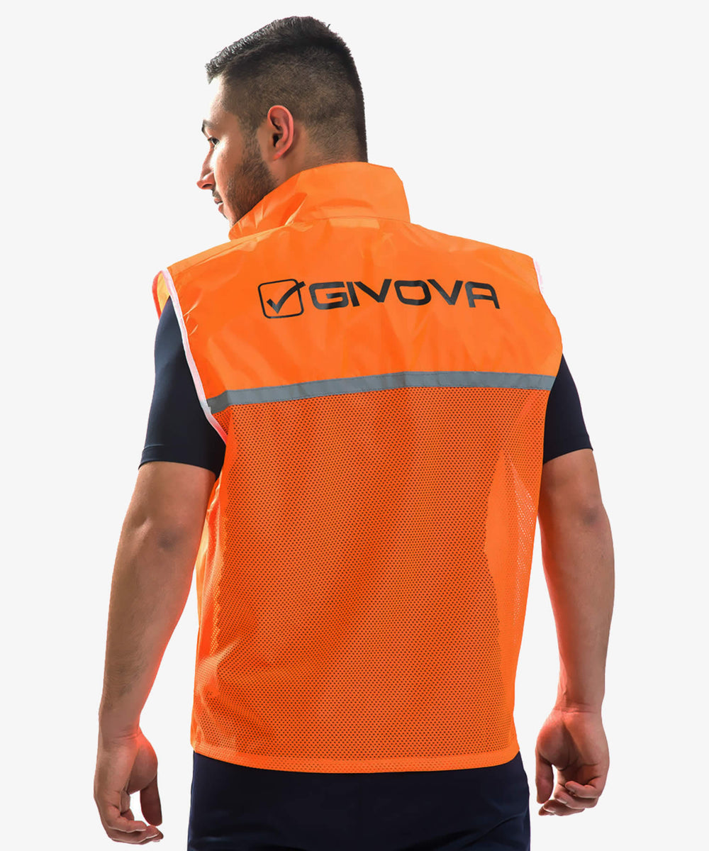 arancio fluo nero Givova Casacche Planet Sport Italia