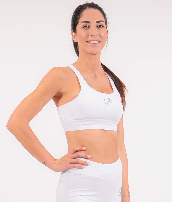 Top Givova Elastic Band nero da donna con banda elastica Givova Planet Sport Italia