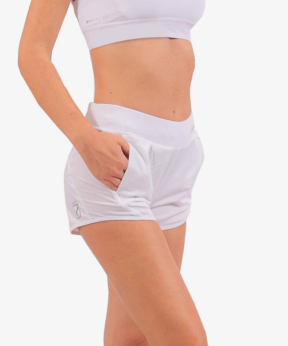Pantaloncini Givova Short Donna neri per palestra e corsa Givova Pantaloncini e Bermuda Planet Sport Italia
