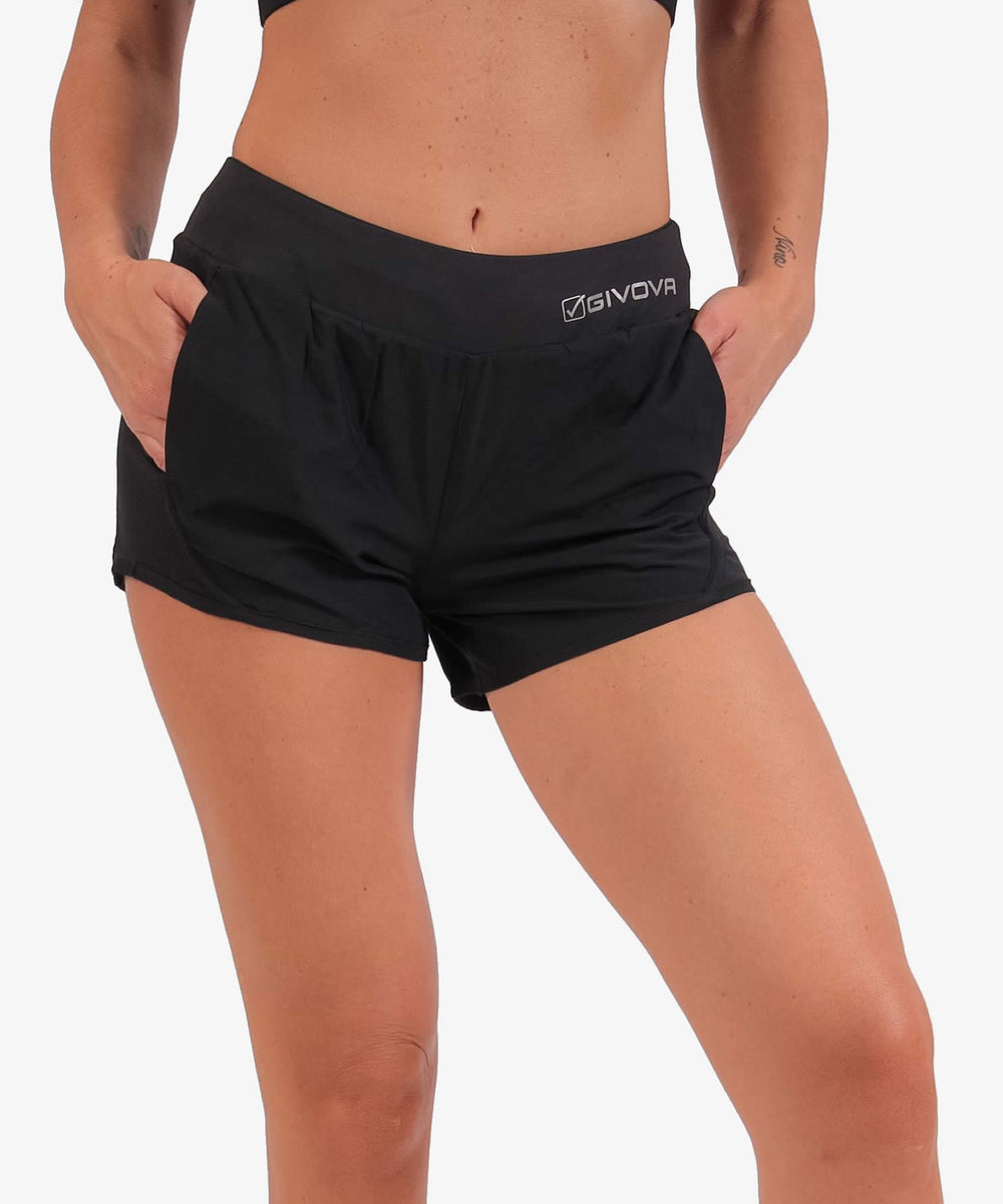 nero Givova Pantaloncini e Bermuda Planet Sport Italia