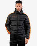 Giubbotto Givova Olanda Band nero e arancio fluo da panchina