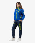 Tuta Givova Winner Microfibra - AZZURRO/GIALLO FLUO