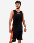 Completo Givova Kit Power Interlock - NERO/ARANCIO