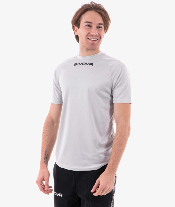 Shirt One Microforata BOY Grigio Chiaro Givova Maglie e T-Shirt Planet Sport Italia