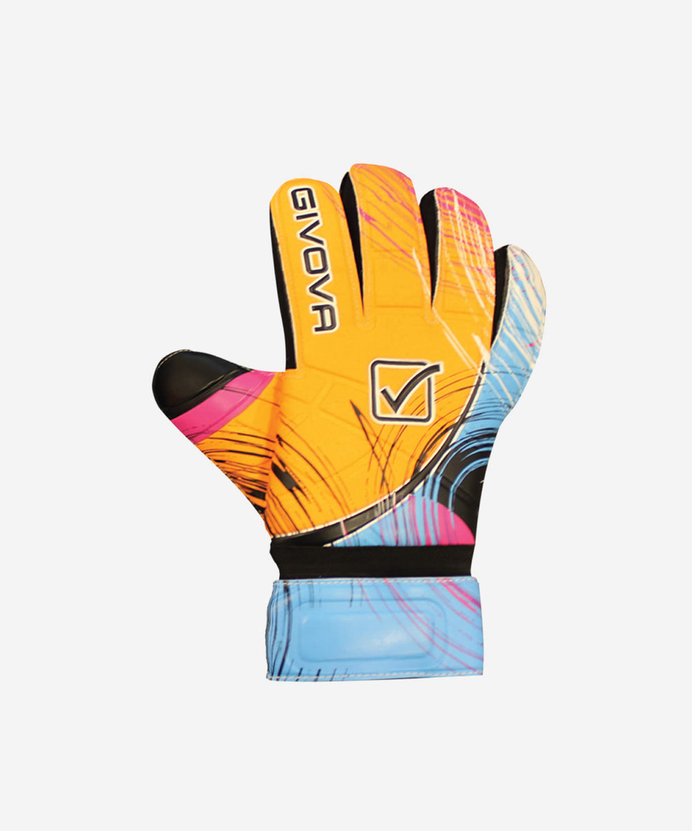 Guanti da portiere Givova New Brilliant arancio e nero per calcio giovanile e adulti Givova Guanti Planet Sport Italia