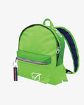 Zaino Givova University verde fluo/blu — zaino sportivo per scuola e allenamento