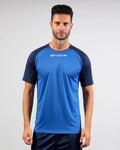 Maglia Givova Capo Interlock azzurro/blu — maglia da gara e allenamento calcio