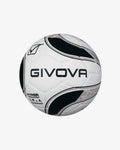 Pallone Givova Match Hyper nero/silver — pallone da calcio per allenamento e partita