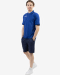 Completo Givova Kit Street rosso e blu, maglia e pantaloncino da calcio per squadre