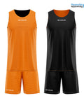 Completo Givova Kit Double in mesh blu e bianco, divisa da calcio per squadre