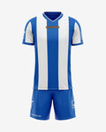Completo Givova Kit Catalano MC rosso e bianco, maglia e pantaloncino da calcio