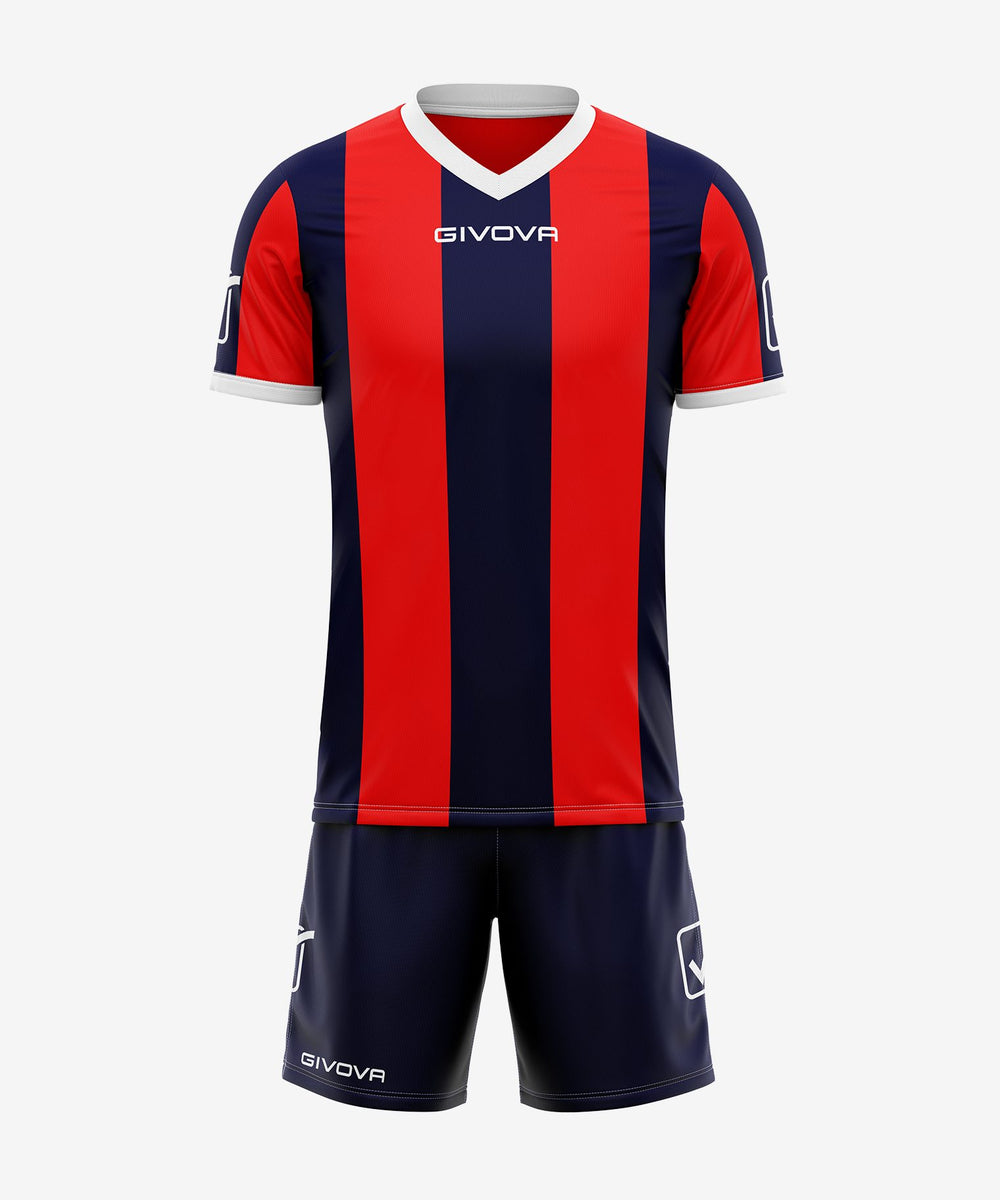 blu rosso Givova Kit Planet Sport Italia