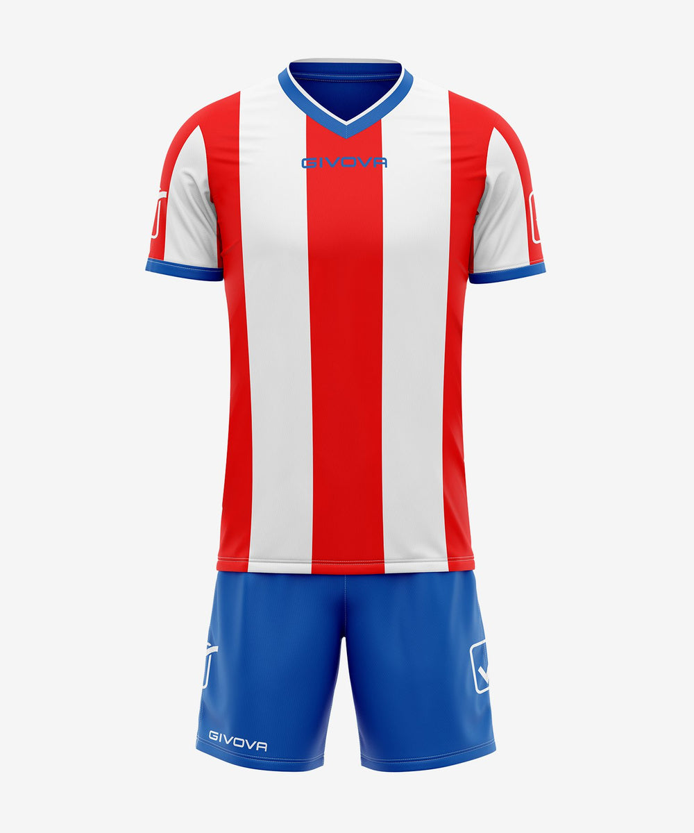 rosso bianco Givova Kit Planet Sport Italia