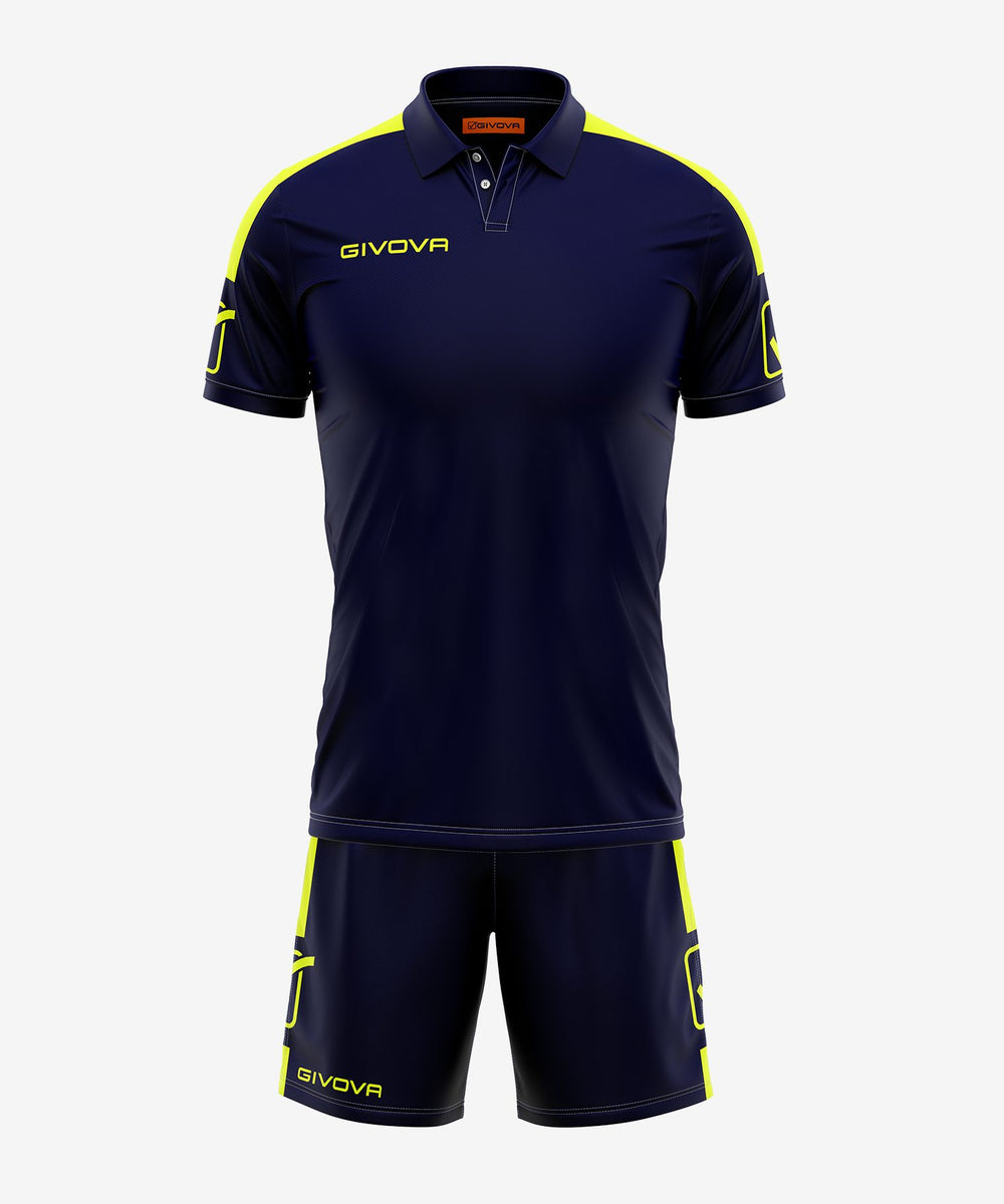 blu giallo fluo Givova Kit Planet Sport Italia