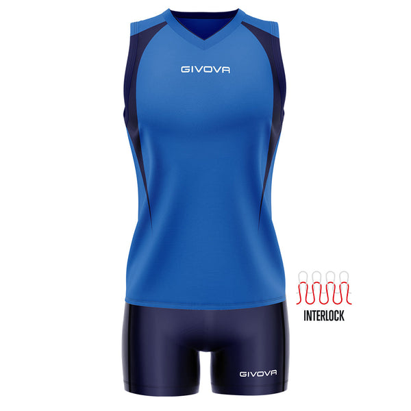 Givova Kit Volley Spike azzurro blu Givova Planet Sport Italia