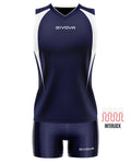Givova Kit Volley Spike blu bianco
