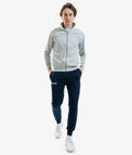 GRIGIO  MELANGE CHIARO/BLU