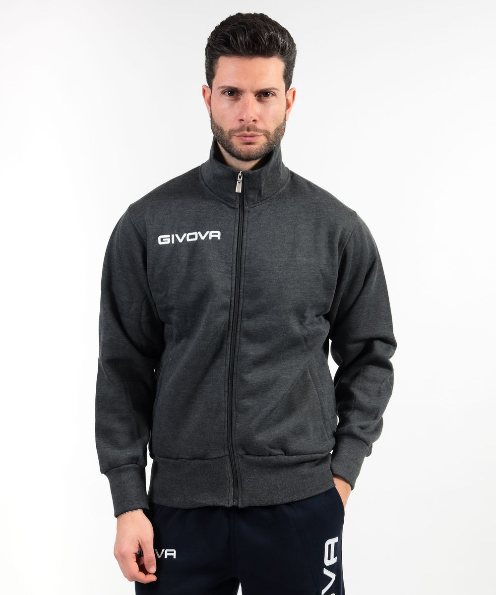 grigio scuro Givova Felpe Planet Sport Italia