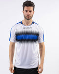 Maglia Givova Shirt Radio Interlock rossa e nera da gioco in poliestere interlock