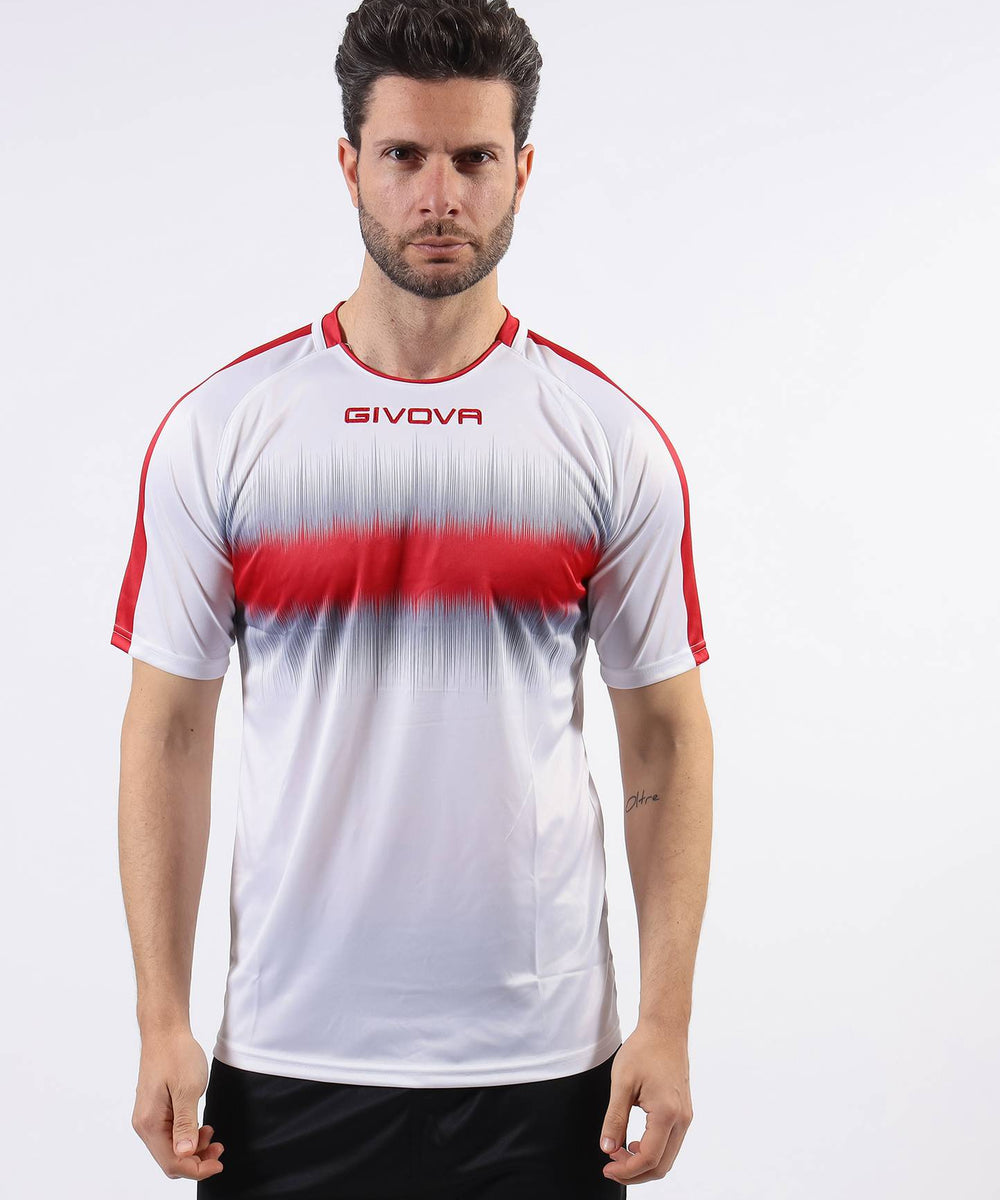rosso bianco Givova Maglie e T-Shirt Planet Sport Italia