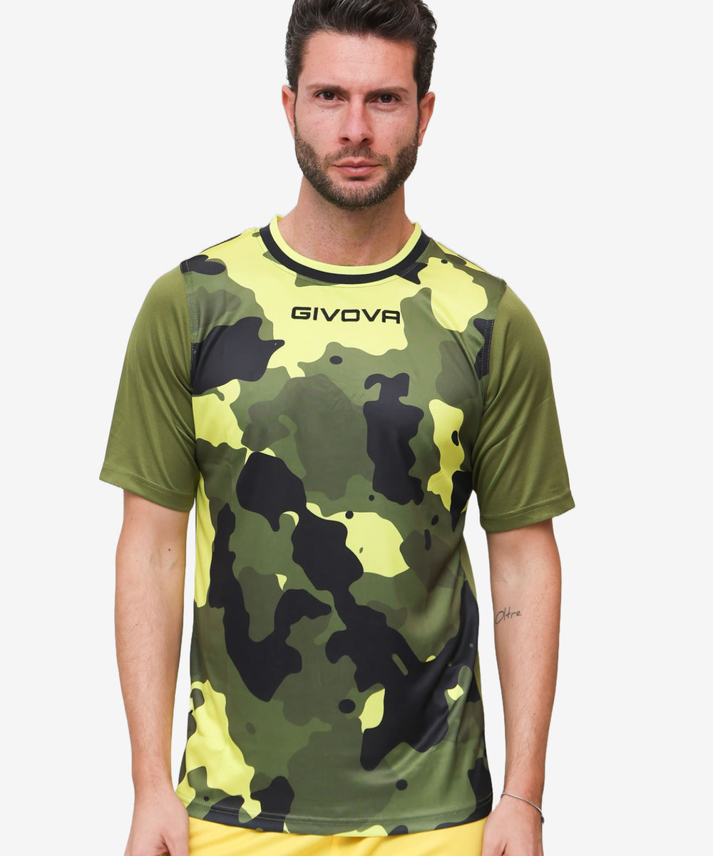 verde giallo fluo Givova Maglie e T-Shirt Planet Sport Italia