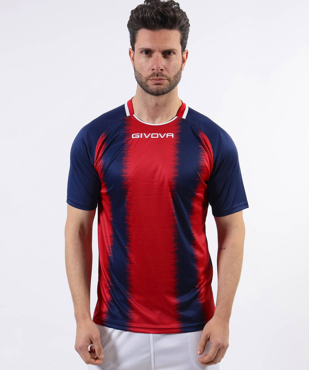 blu rosso Givova Maglie e T-Shirt Planet Sport Italia