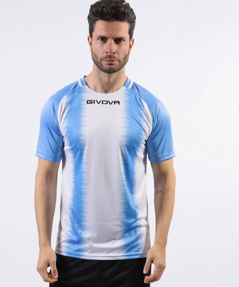 celeste bianco Givova Maglie e T-Shirt Planet Sport Italia