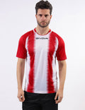 SHIRT STRIPE  M/C INTERLOCK ROSSO/BIANCO