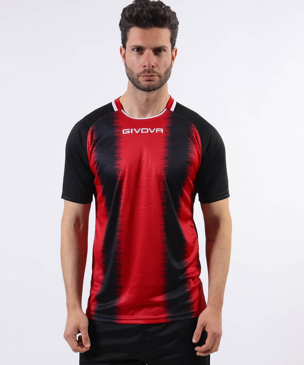 rosso nero Givova Maglie e T-Shirt Planet Sport Italia