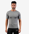 CORPUS 2 MAGLIA INTIMA  ELASTICA M/C GRIGIO SCURO MELANGE