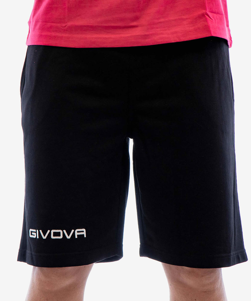 P015-0010 nero Givova Pantaloncini e Bermuda Planet Sport Italia