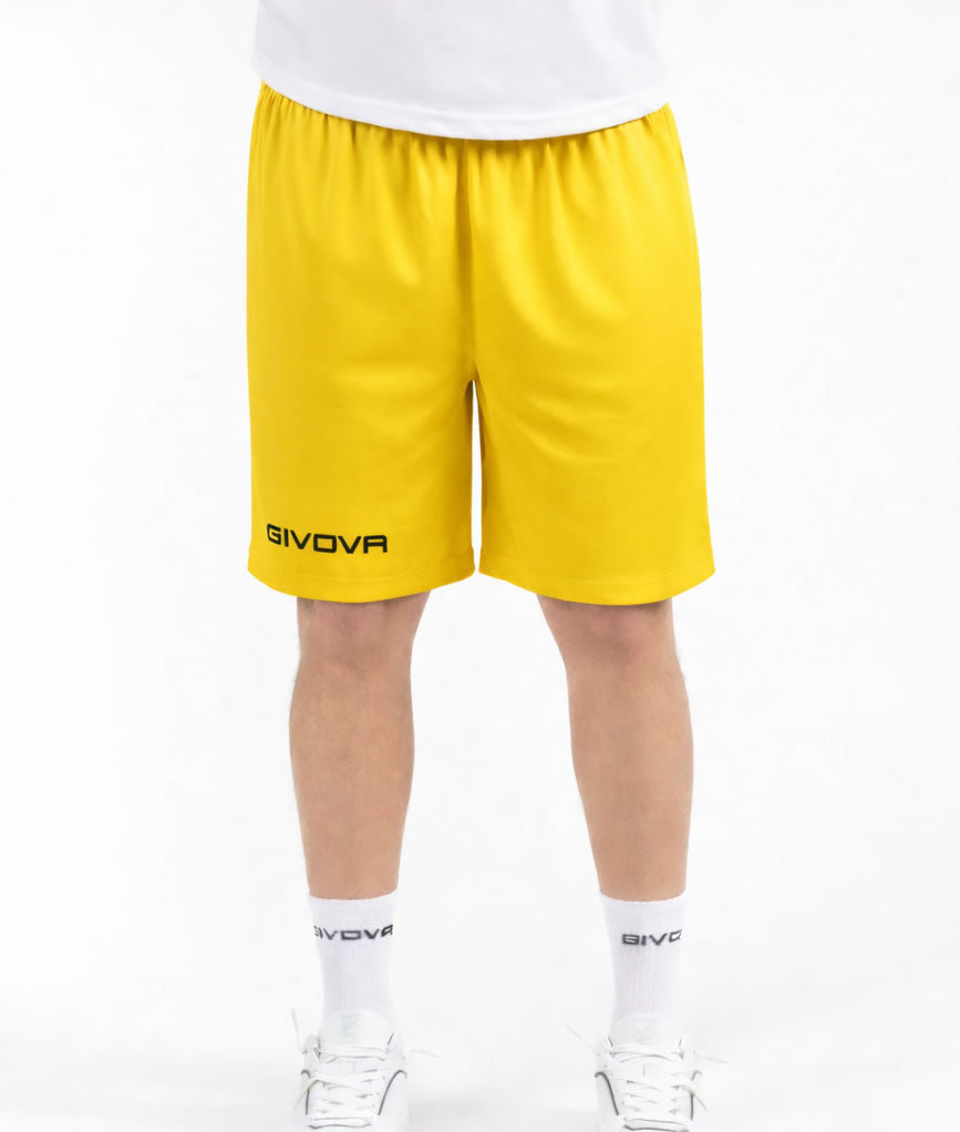 P018-0007 giallo Givova Pantaloncini e Bermuda Planet Sport Italia
