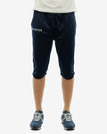 Pinocchietto Givova One in polarfleece blu per il riscaldamento