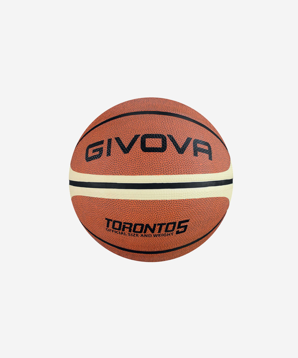 Pallone da basket Givova Toronto arancio misura 5 per giovanili Givova Palloni Planet Sport Italia